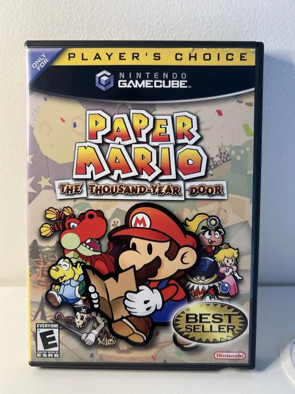 Paper Mario: The Thousand Year Door (Players Choice GameCube) CASE ONLY NO GAME!